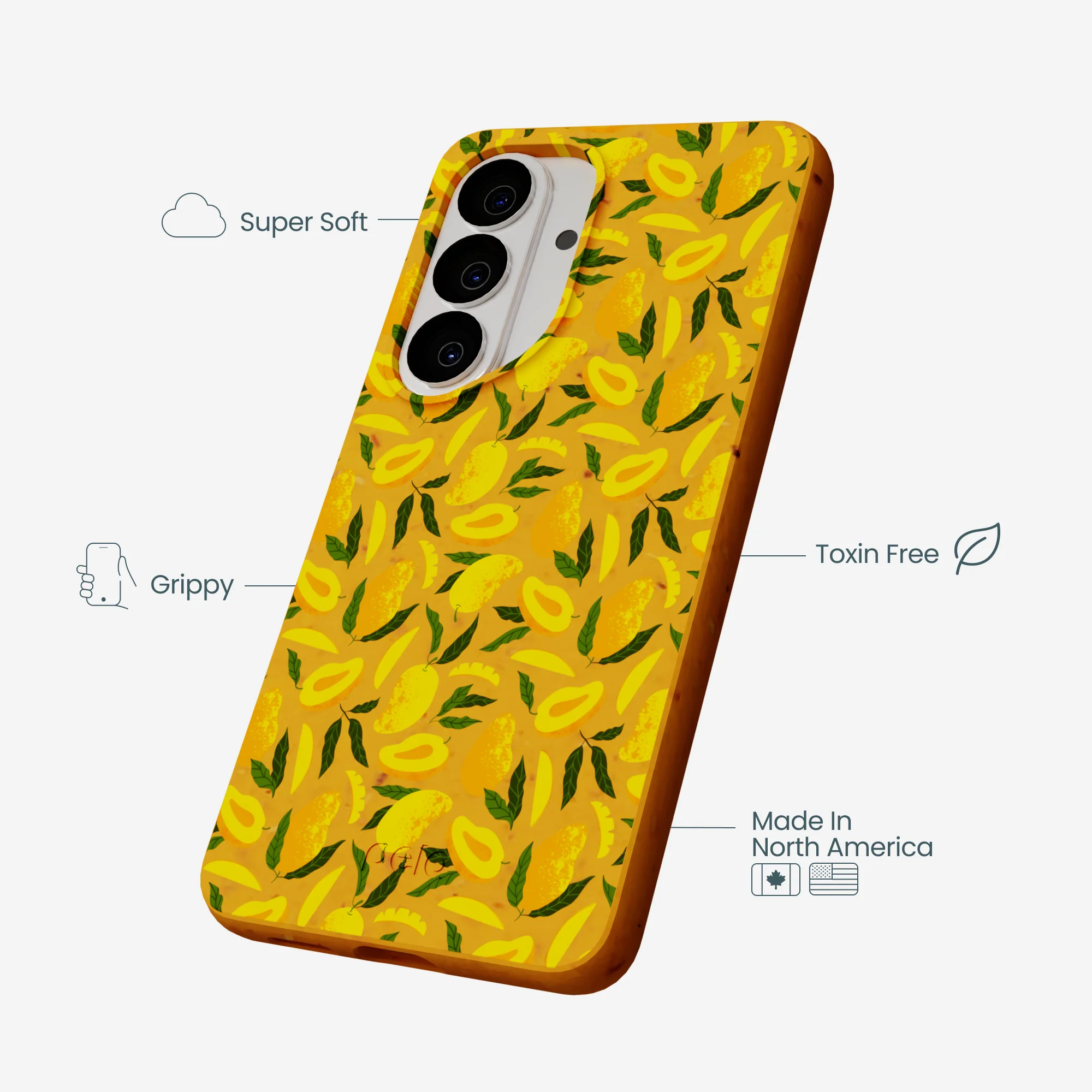 Honey Mini Mangoes Samsung Galaxy S26 Case - Image 3