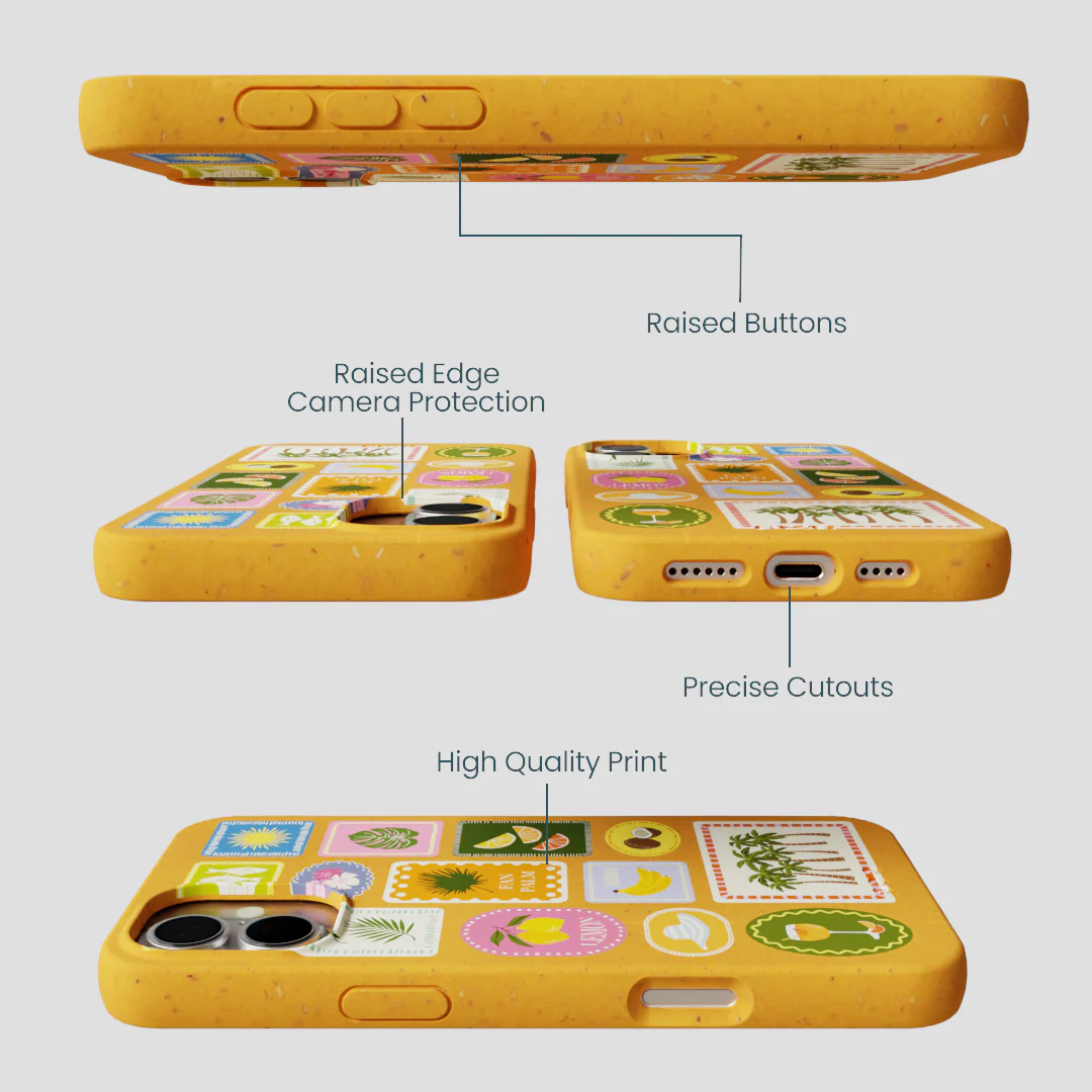 Honey Summer Paradise iPhone 16 Plus Case - Image 3