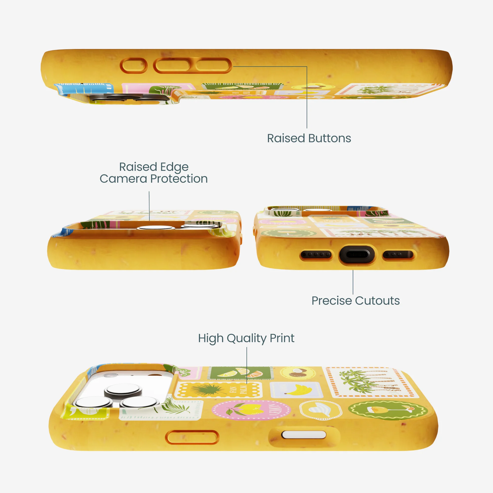 Honey Summer Paradise iPhone 17 Pro Case - Image 3