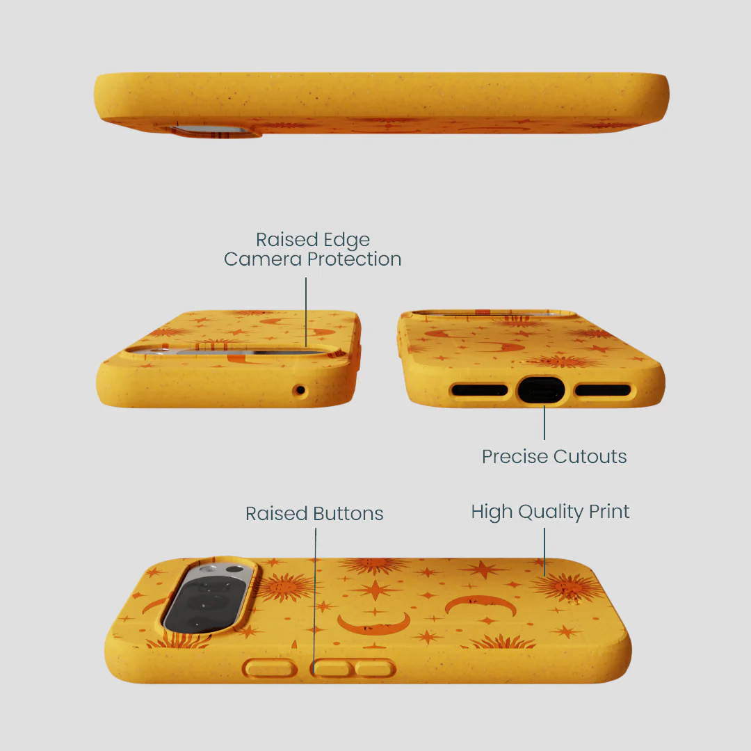 Honey Sun and Moon Google Pixel 10/10 Pro Case - Image 3