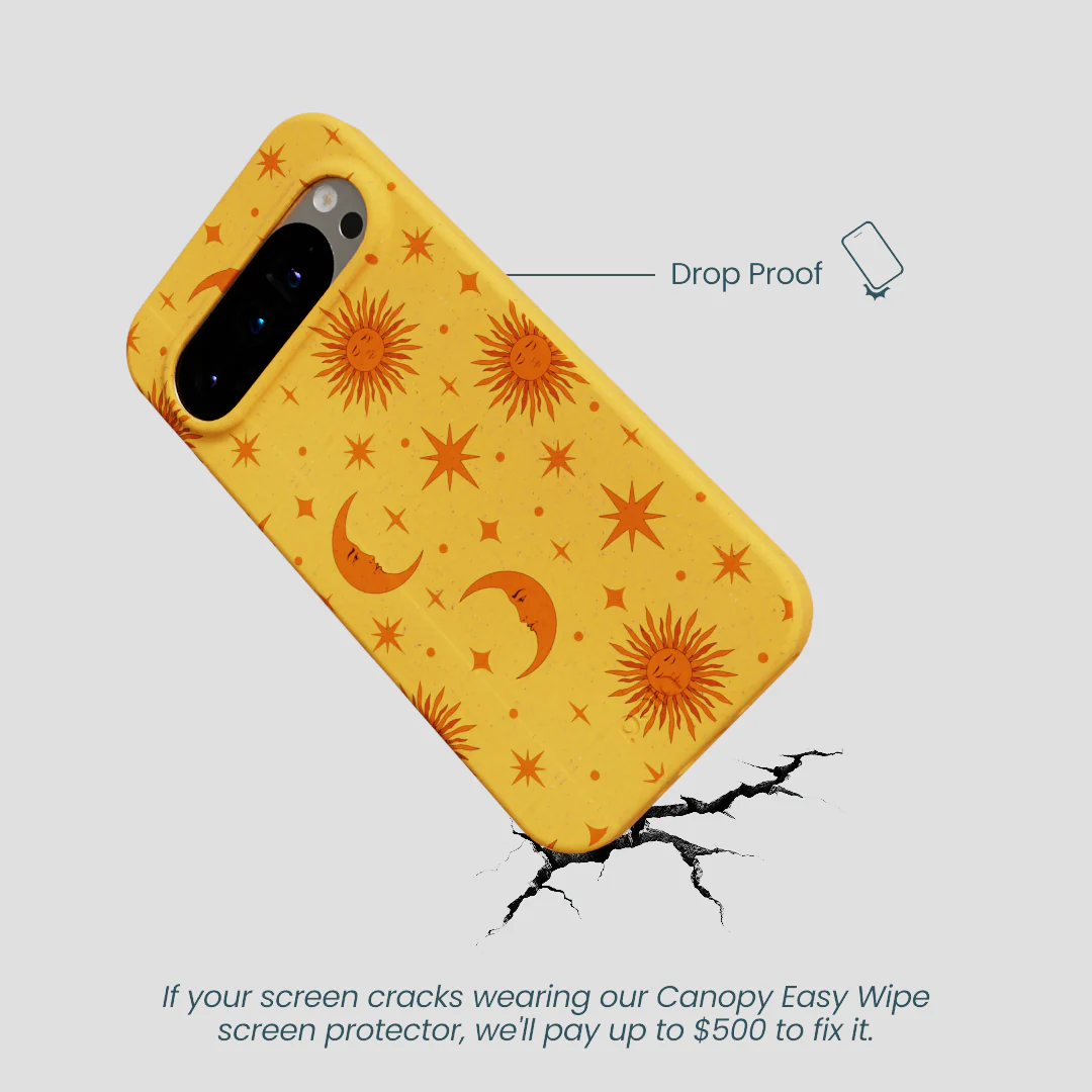 Honey Sun and Moon Google Pixel 9/9 Pro Case - Image 4