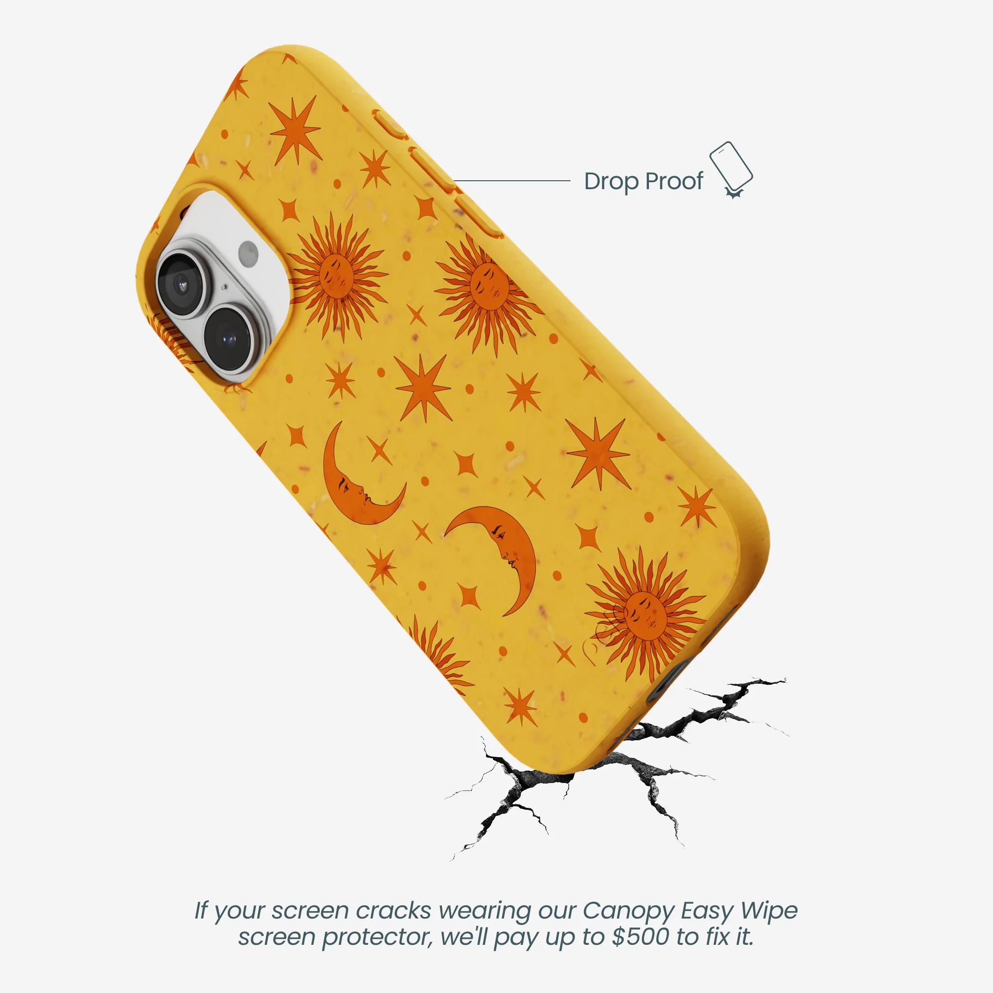 Honey Sun and Moon iPhone 17 Case - Image 5