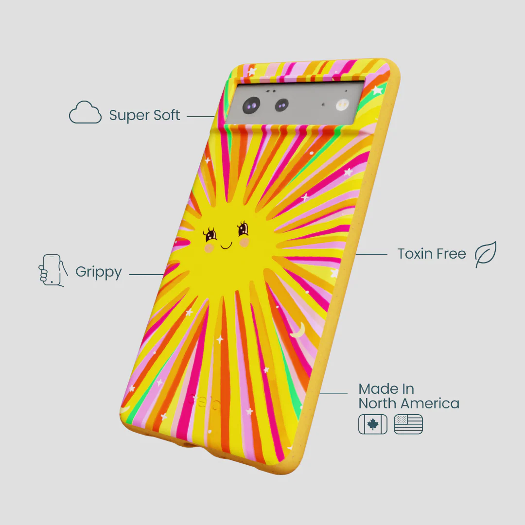 Honey Sunny Trip Google Pixel 6a Case - Image 3