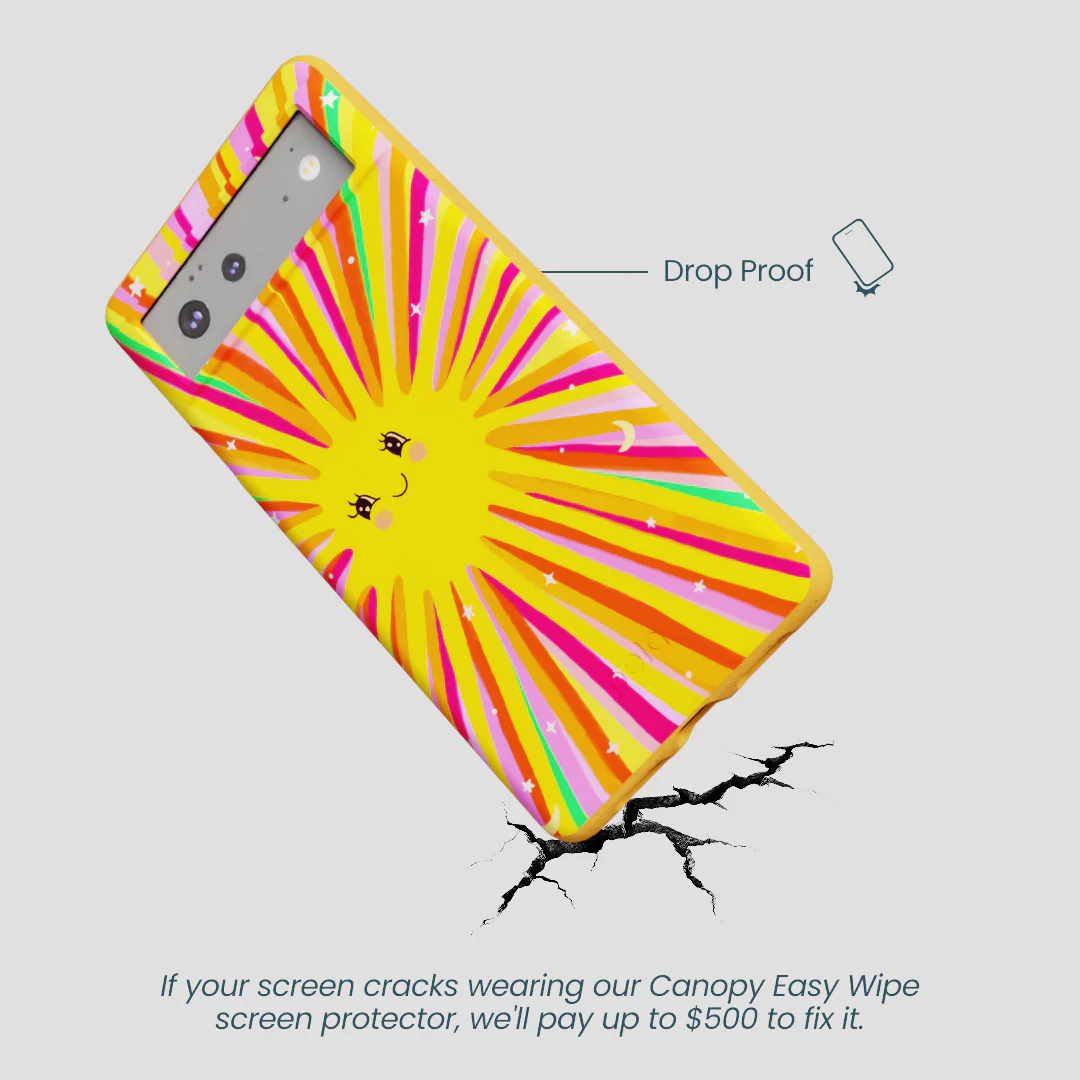 Honey Sunny Trip Google Pixel 6a Case - Image 4
