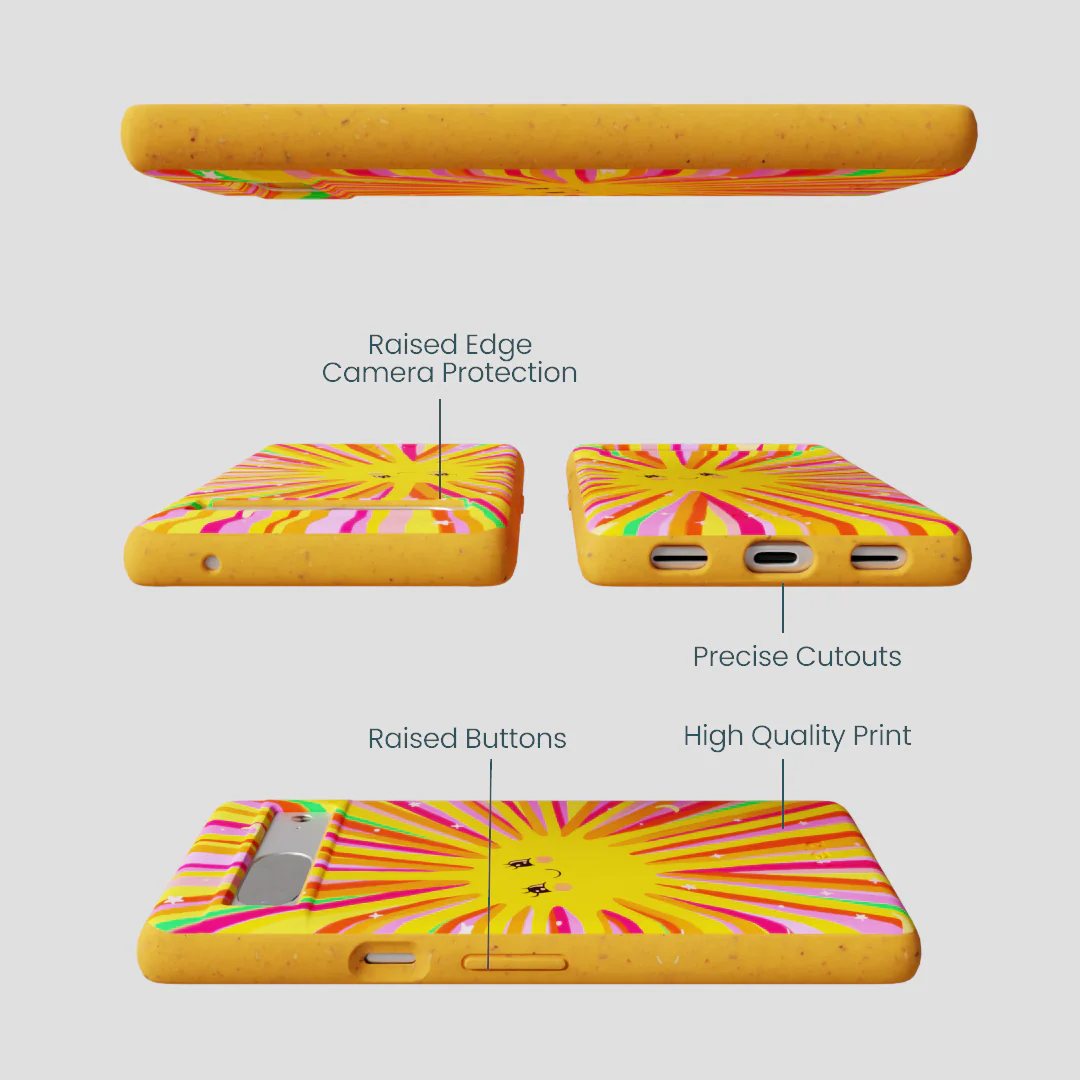 Honey Sunny Trip Google Pixel 7a Case - Image 2
