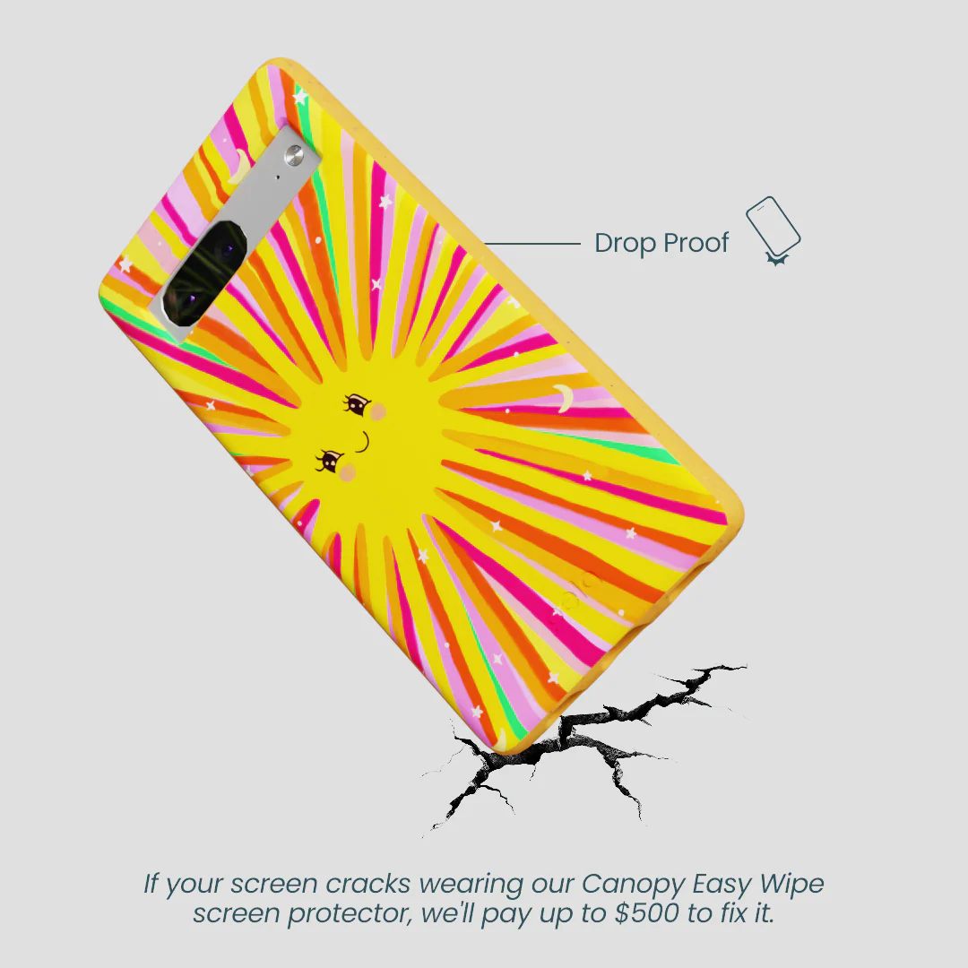 Honey Sunny Trip Google Pixel 7a Case - Image 4