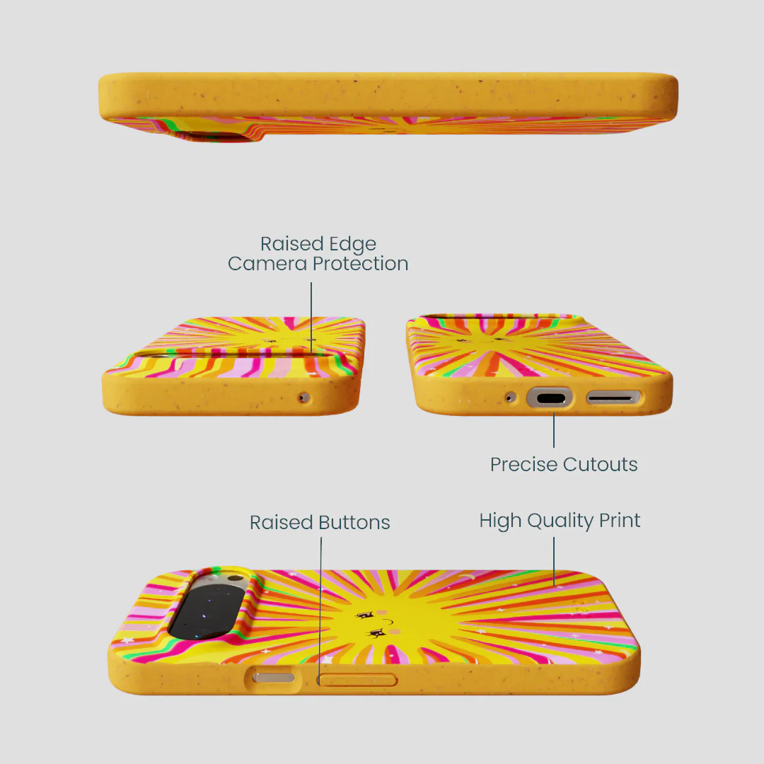 Honey Sunny Trip Google Pixel 9/9 Pro Case - Image 2