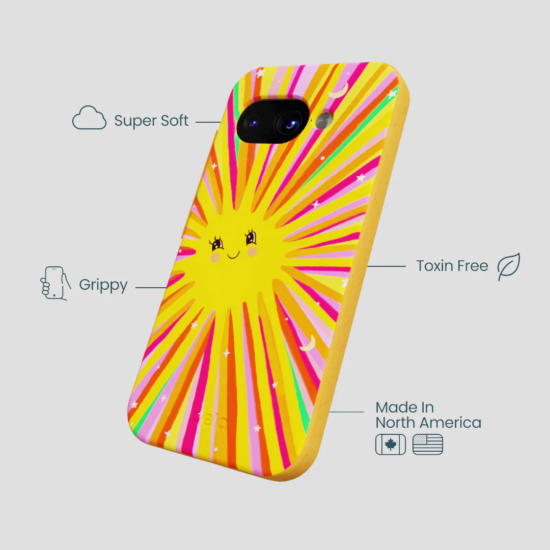 Honey Sunny Trip Google Pixel 9a Case - Image 3