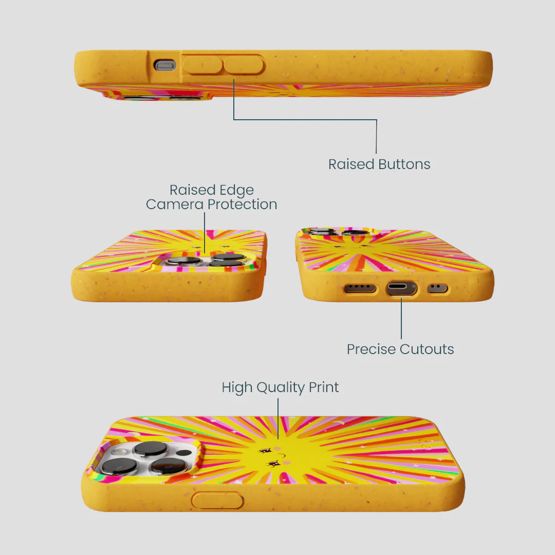 Honey Sunny Trip iPhone 13 Pro Case - Image 3