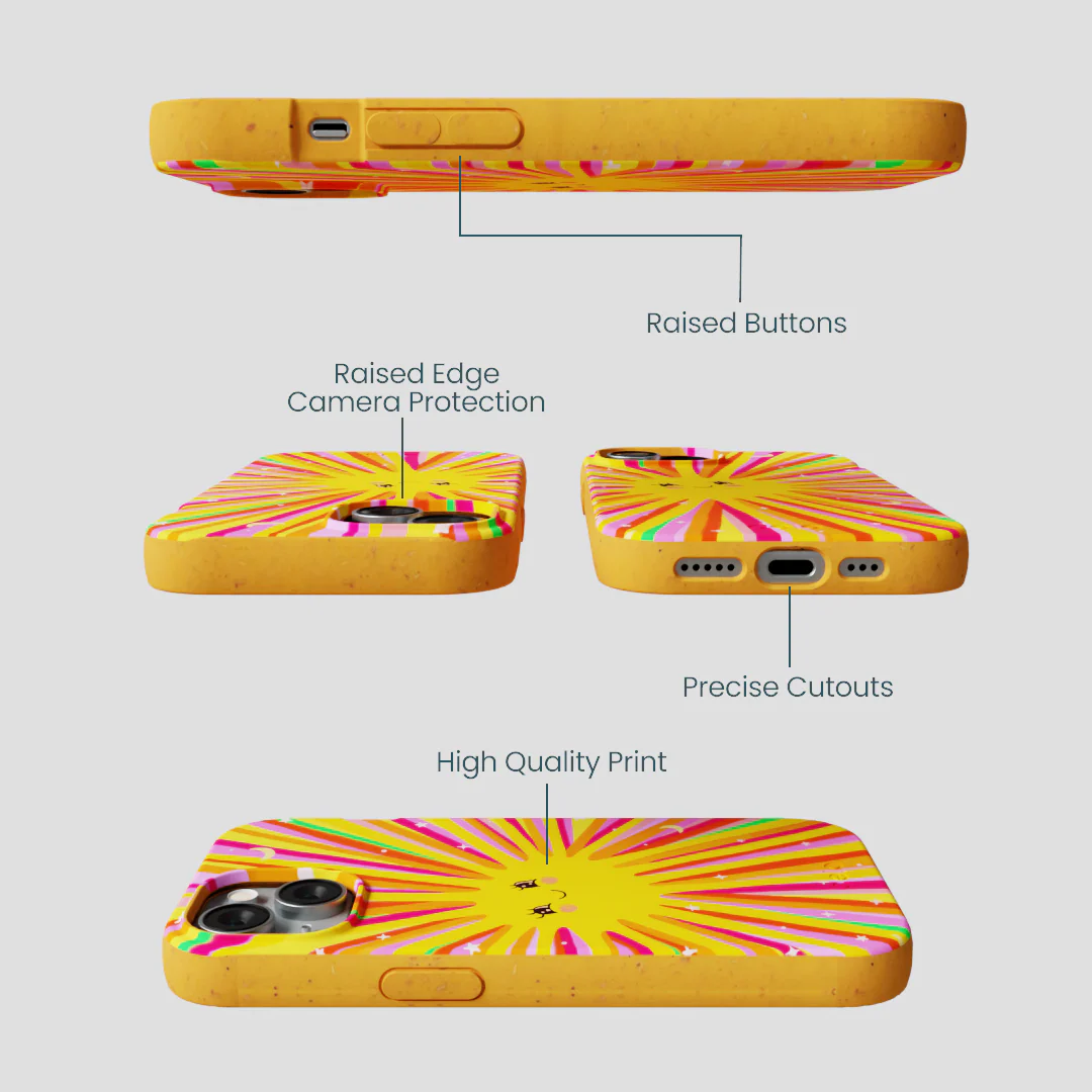Honey Sunny Trip iPhone 14 Case - Image 3