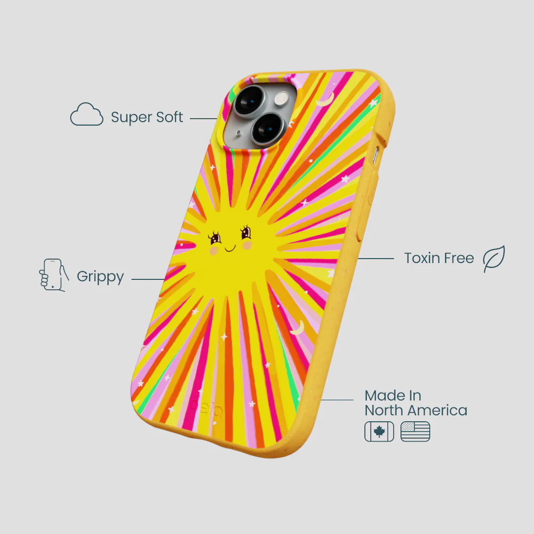 Honey Sunny Trip iPhone 15 Case - Image 4