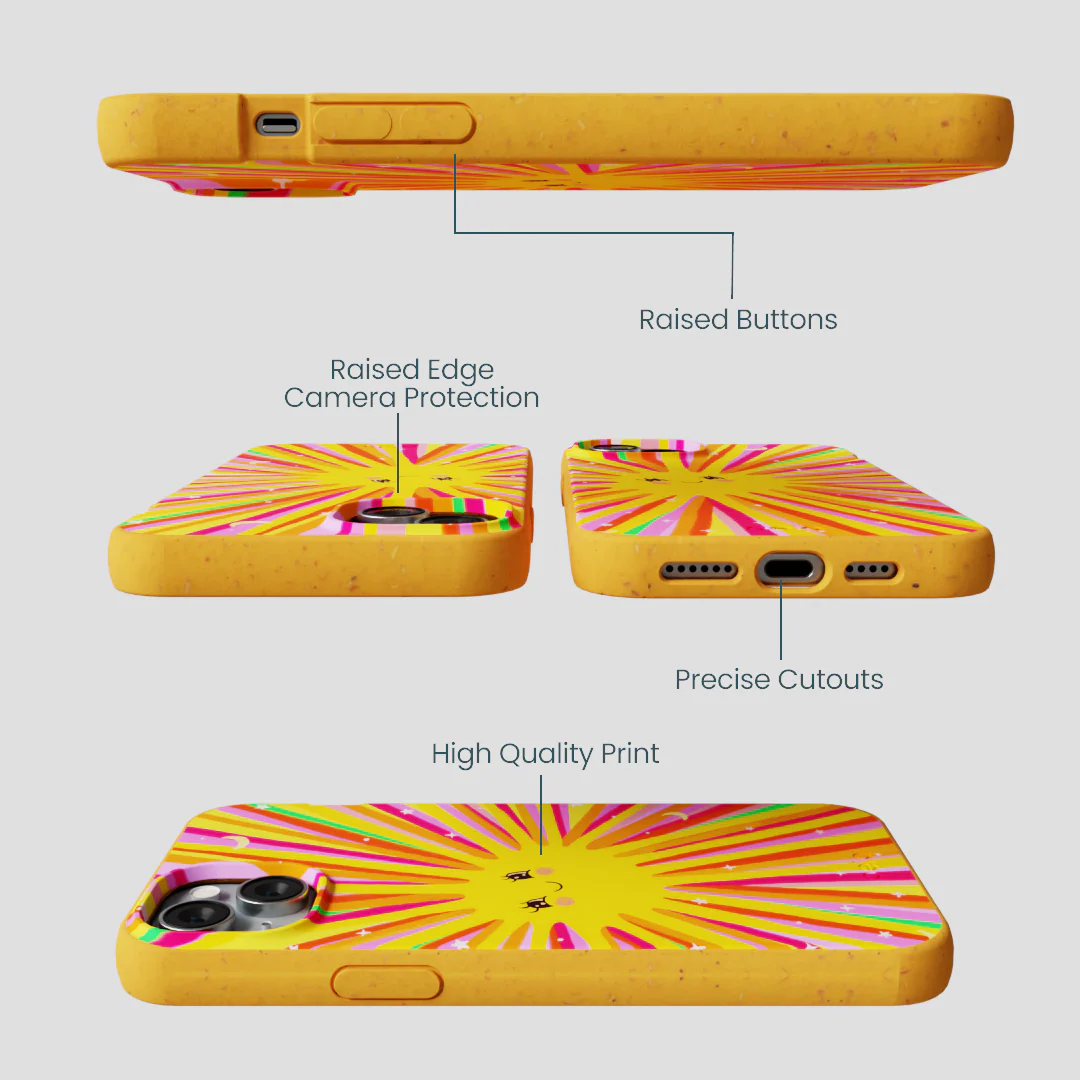 Honey Sunny Trip iPhone 15 Plus Case - Image 3