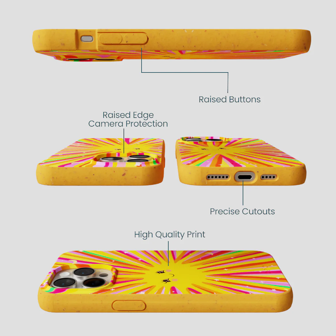 Honey Sunny Trip iPhone 15 Pro Max Case - Image 3