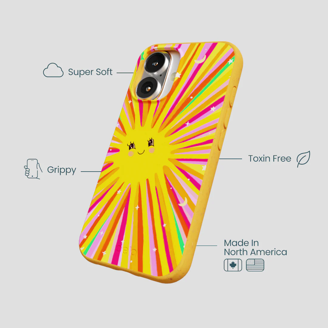 Honey Sunny Trip iPhone 16 Case - Image 4
