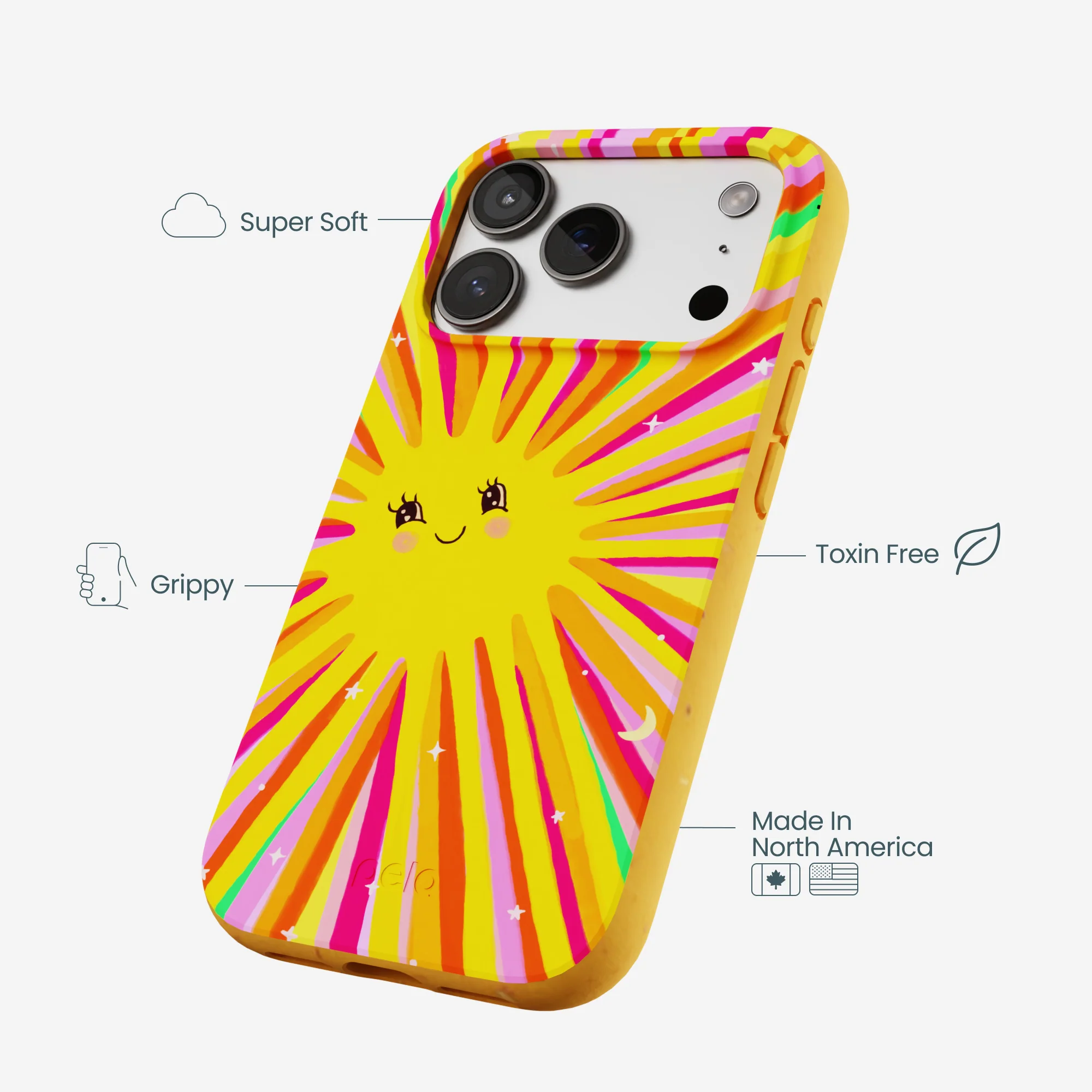 Honey Sunny Trip iPhone 17 Pro Case - Image 4