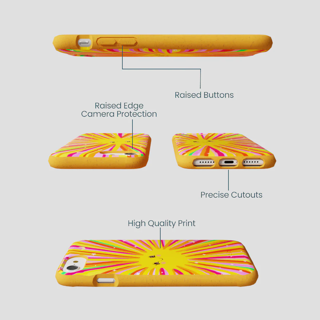 Honey Sunny Trip iPhone 6/6s/7/8/SE Case - Image 2