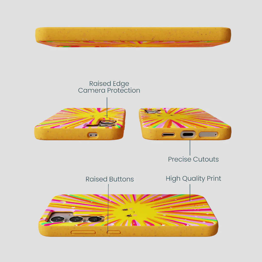 Honey Sunny Trip Samsung Galaxy S25 Case - Image 2