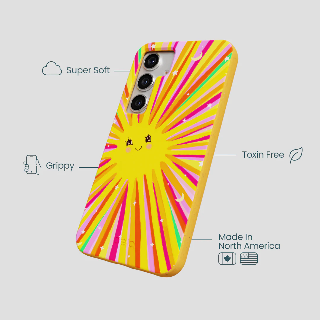 Honey Sunny Trip Samsung Galaxy S25 Case - Image 3