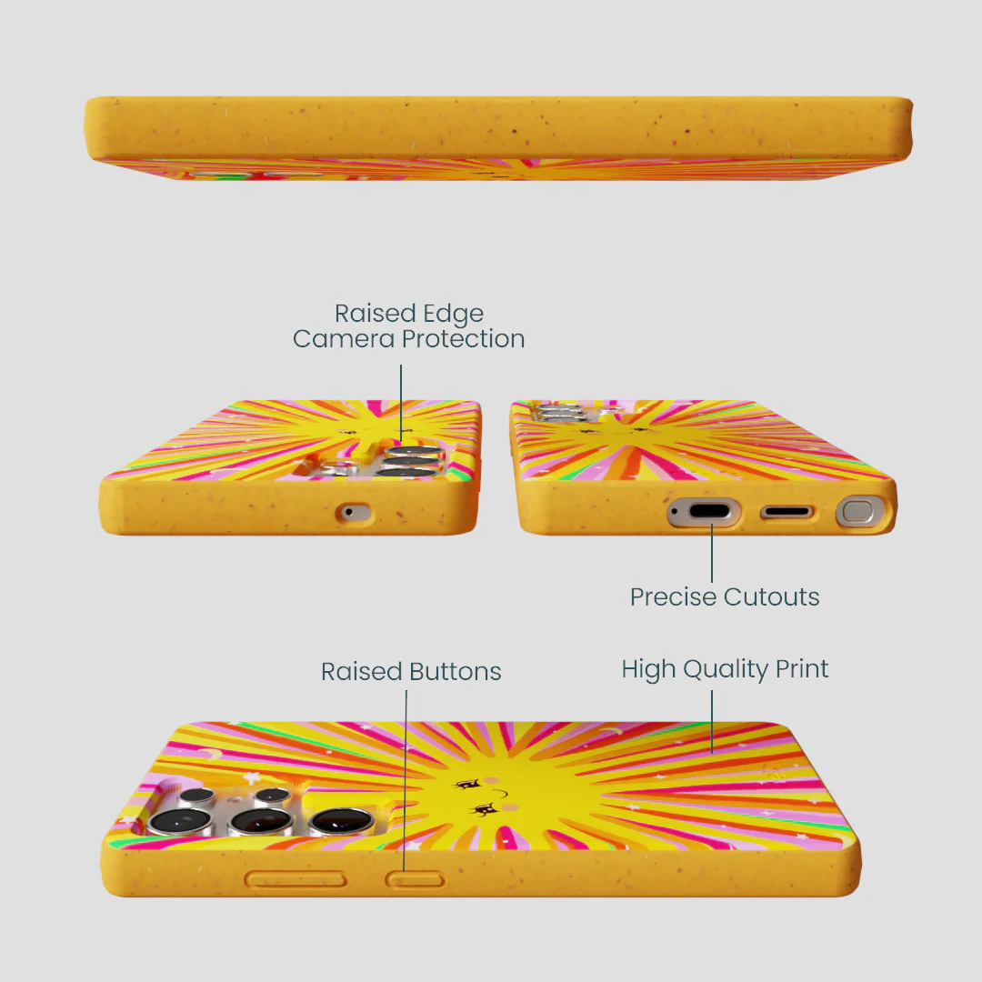 Honey Sunny Trip Samsung Galaxy S25 Ultra Case - Image 2
