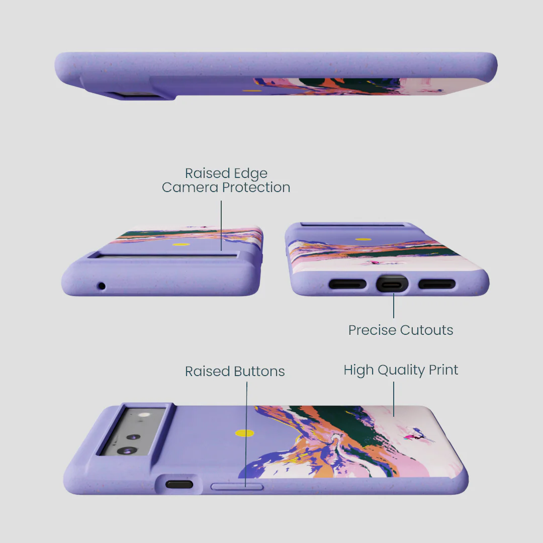 Lavender Alpine Sunset Google Pixel 6 Case - Image 2