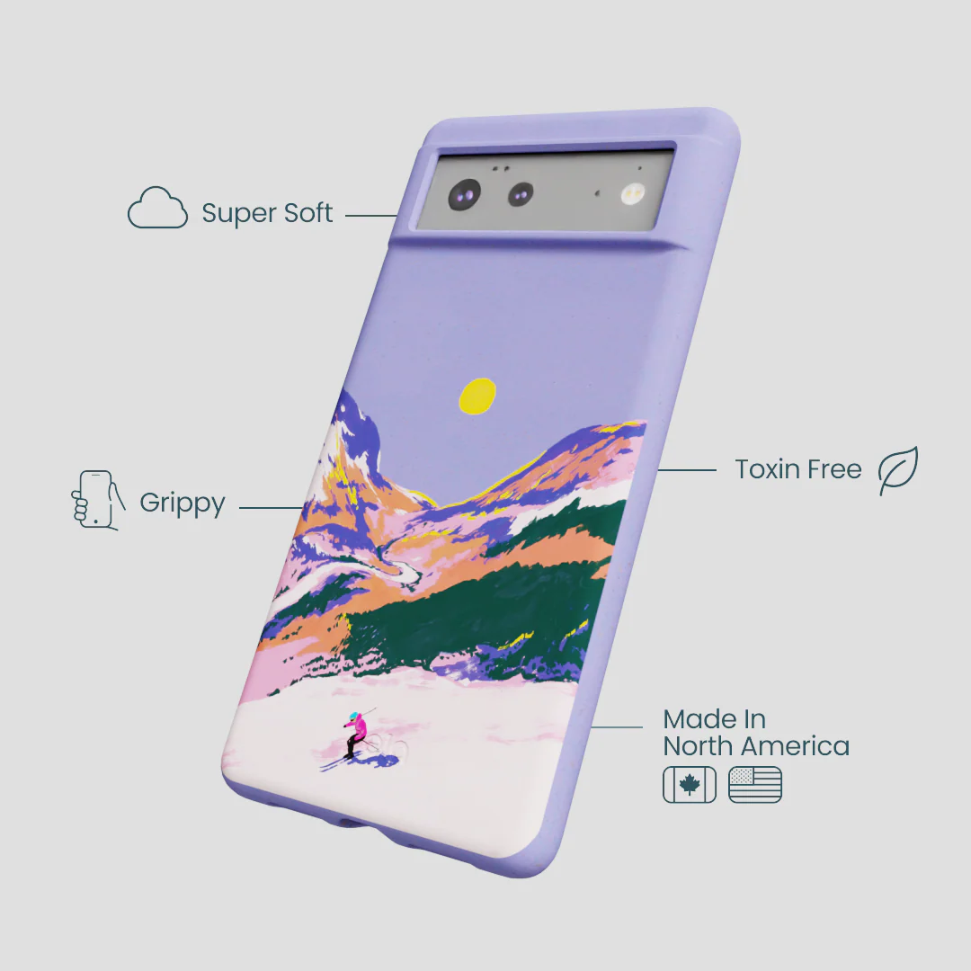 Lavender Alpine Sunset Google Pixel 6 Case - Image 3