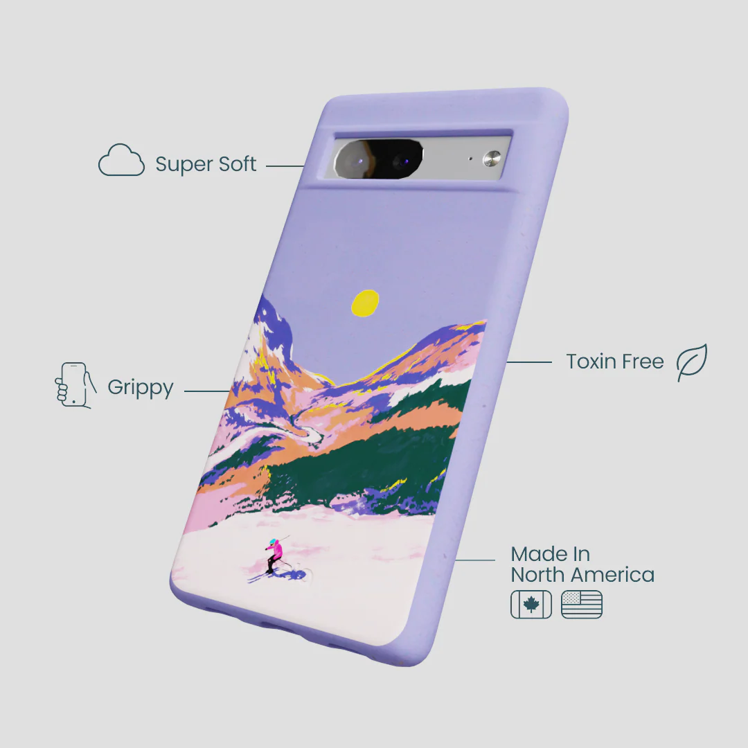 Lavender Alpine Sunset Google Pixel 7 Case - Image 3