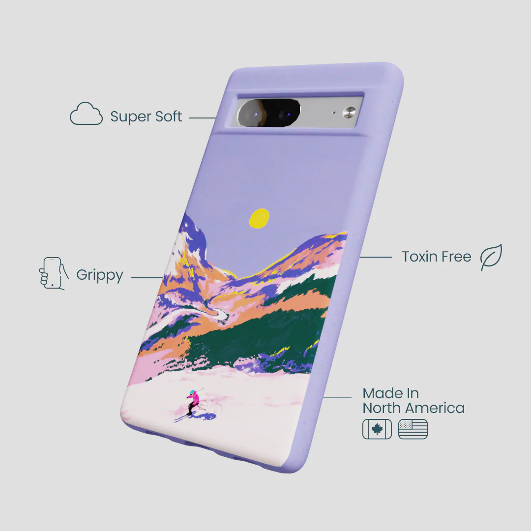 Lavender Alpine Sunset Google Pixel 7a Case - Image 3