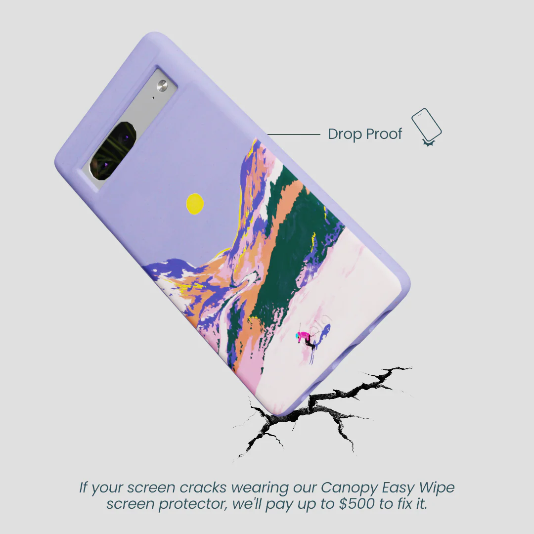 Lavender Alpine Sunset Google Pixel 7a Case - Image 4