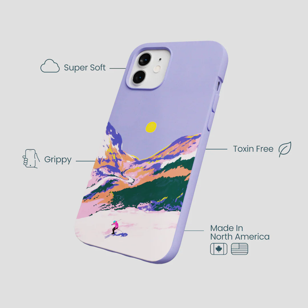 Lavender Alpine Sunset iPhone 12/ iPhone 12 Pro Case - Image 3