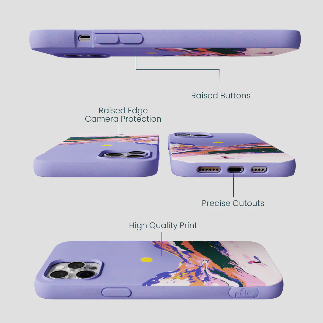 Lavender Alpine Sunset iPhone 12 Pro Max Case - Image 2