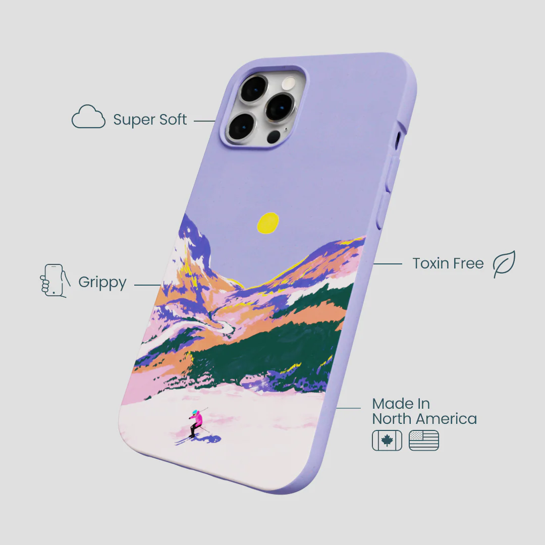 Lavender Alpine Sunset iPhone 12 Pro Max Case - Image 3