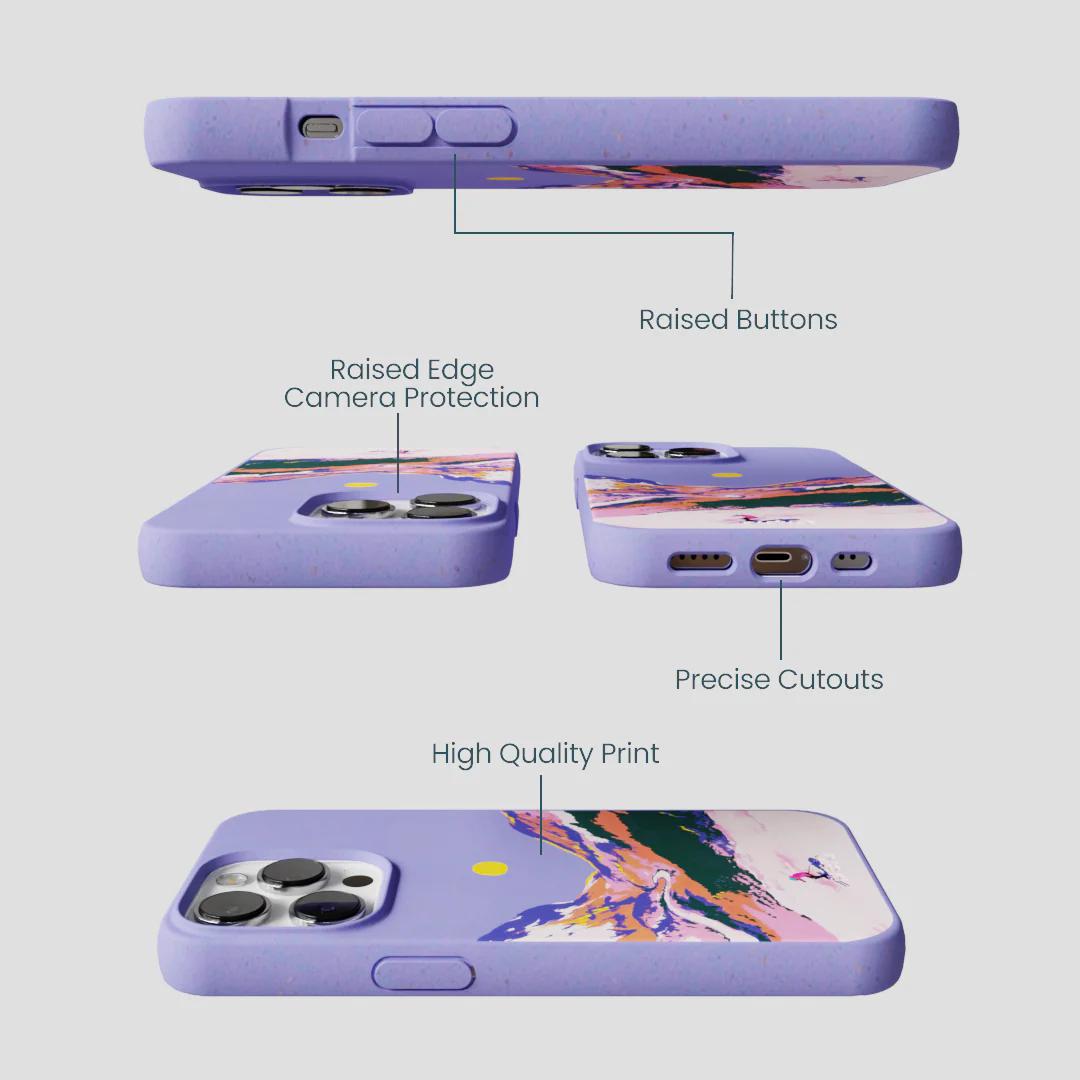 Lavender Alpine Sunset iPhone 13 Pro Case - Image 3