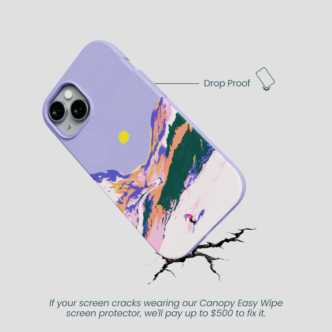 Lavender Alpine Sunset iPhone 14 Case - Image 5