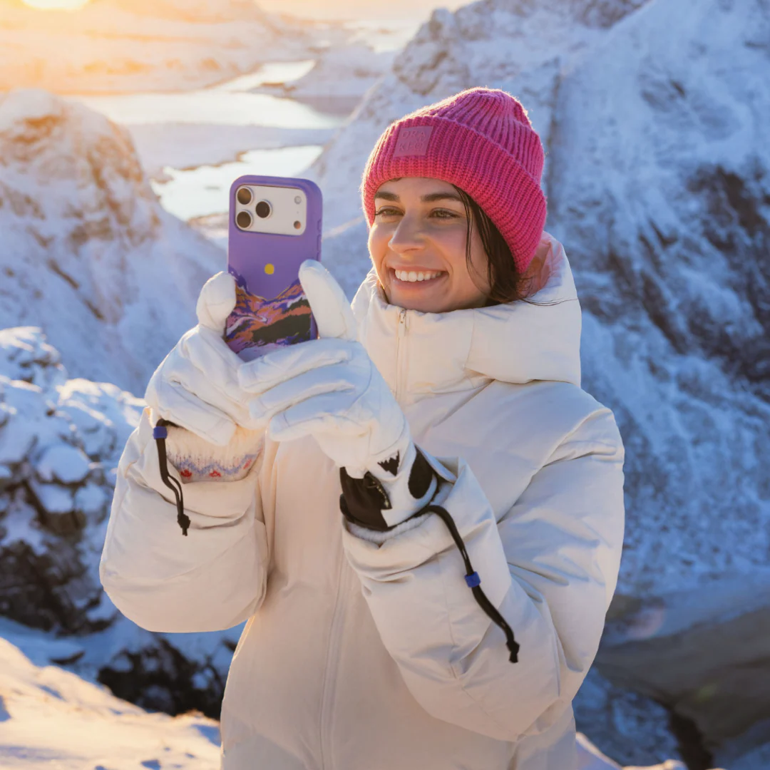 Lavender Alpine Sunset iPhone 14 Plus Case - Image 2