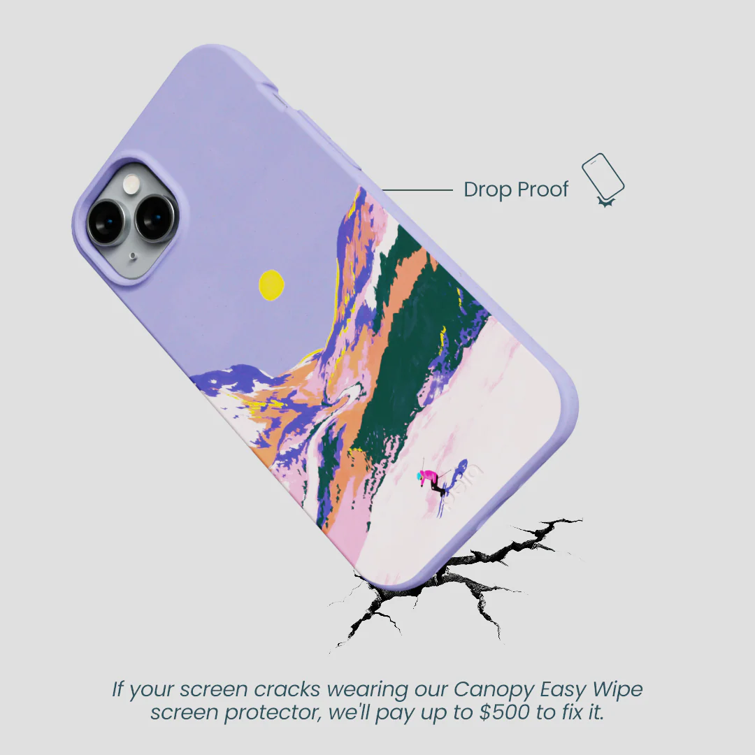 Lavender Alpine Sunset iPhone 14 Plus Case - Image 5