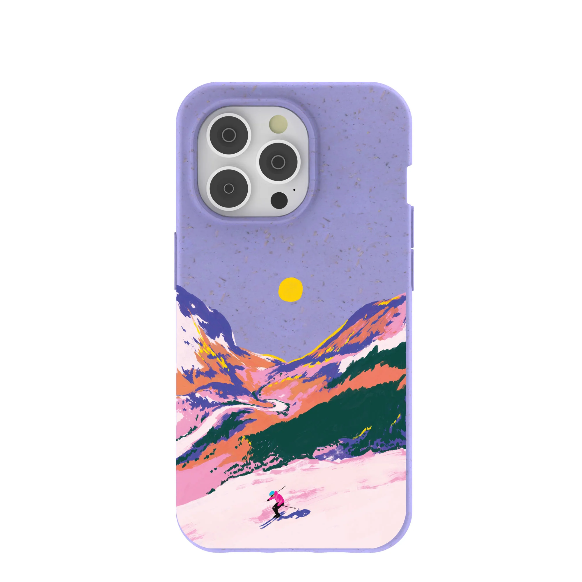 Lavender Alpine Sunset iPhone 14 Pro Case