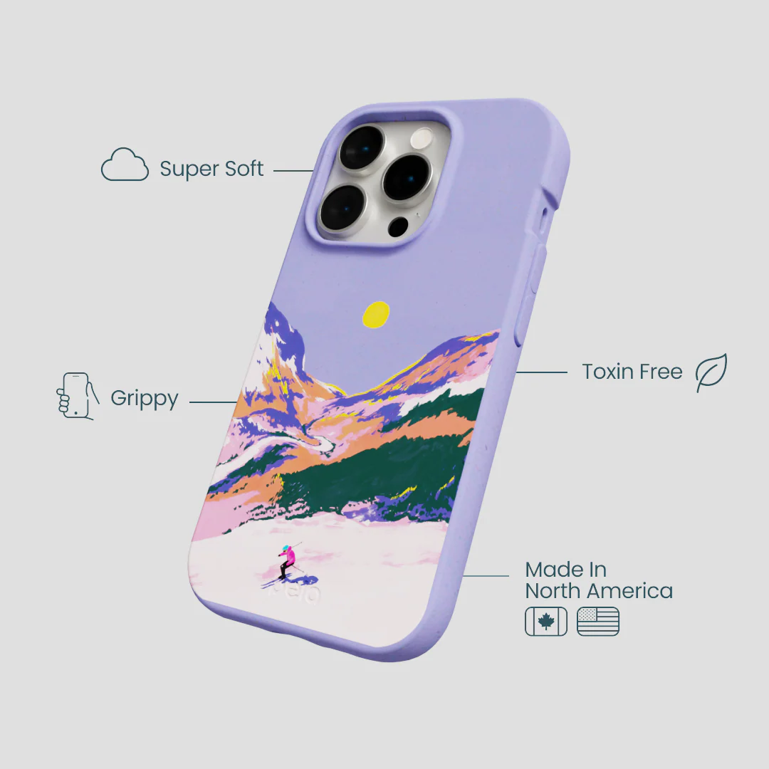 Lavender Alpine Sunset iPhone 14 Pro Case - Image 4