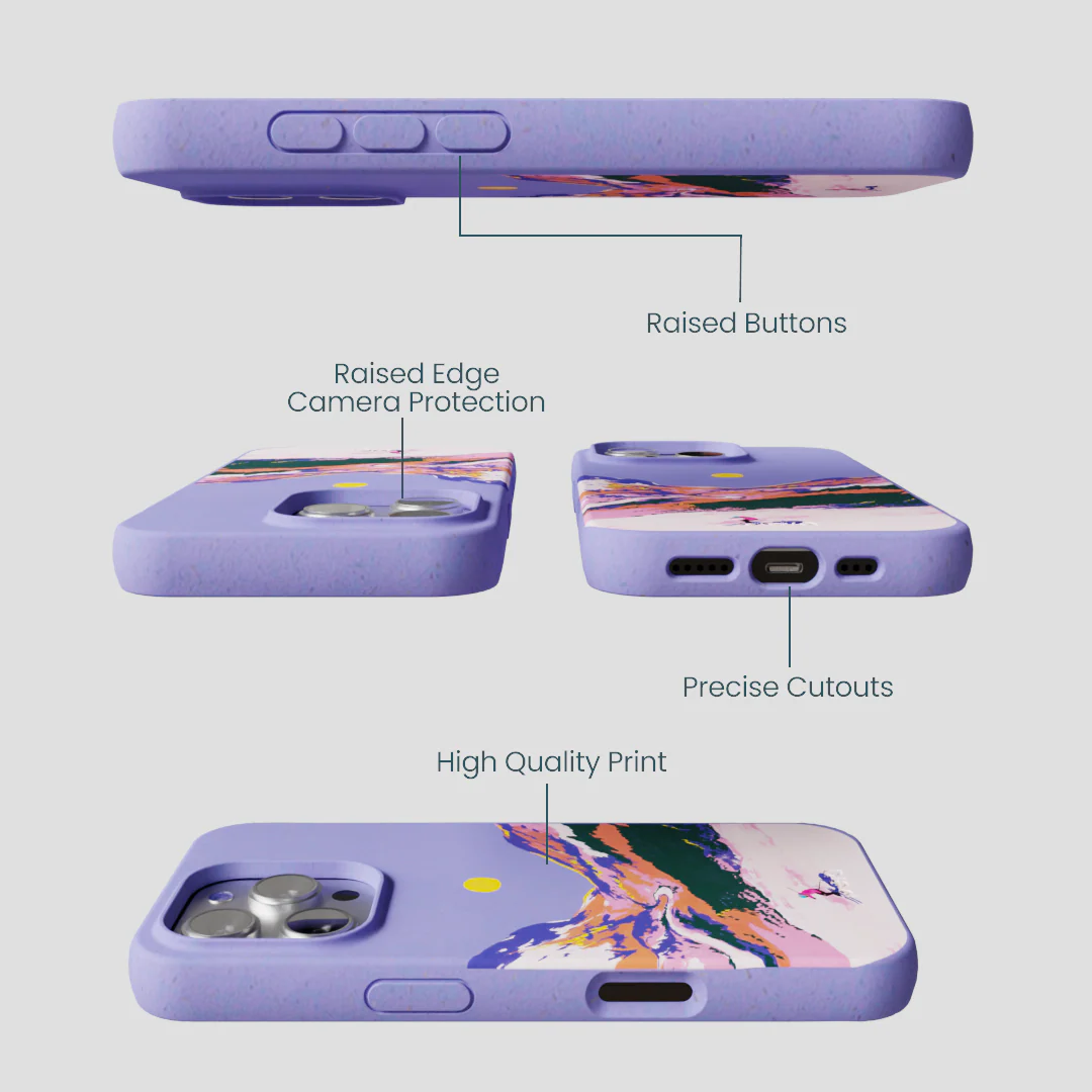 Lavender Alpine Sunset iPhone 16 Pro Case - Image 3