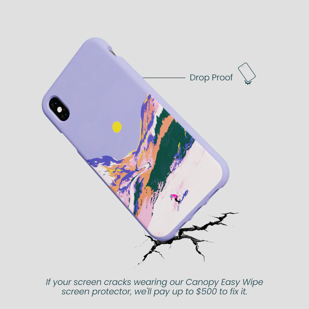 Lavender Alpine Sunset iPhone XR Case - Image 4