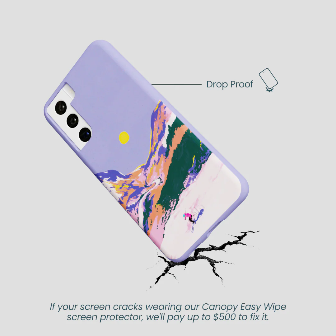 Lavender Alpine Sunset Samsung Galaxy S21 Case - Image 4