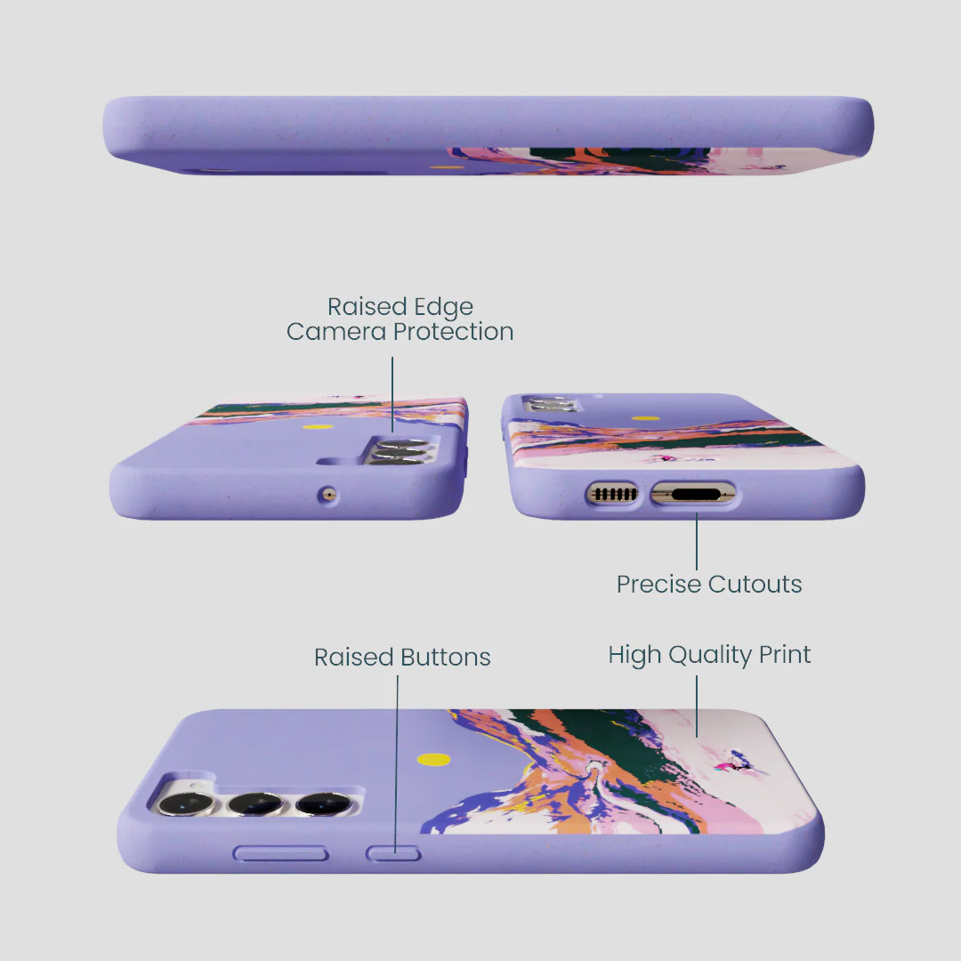 Lavender Alpine Sunset Samsung Galaxy S23+(Plus) Case - Image 2