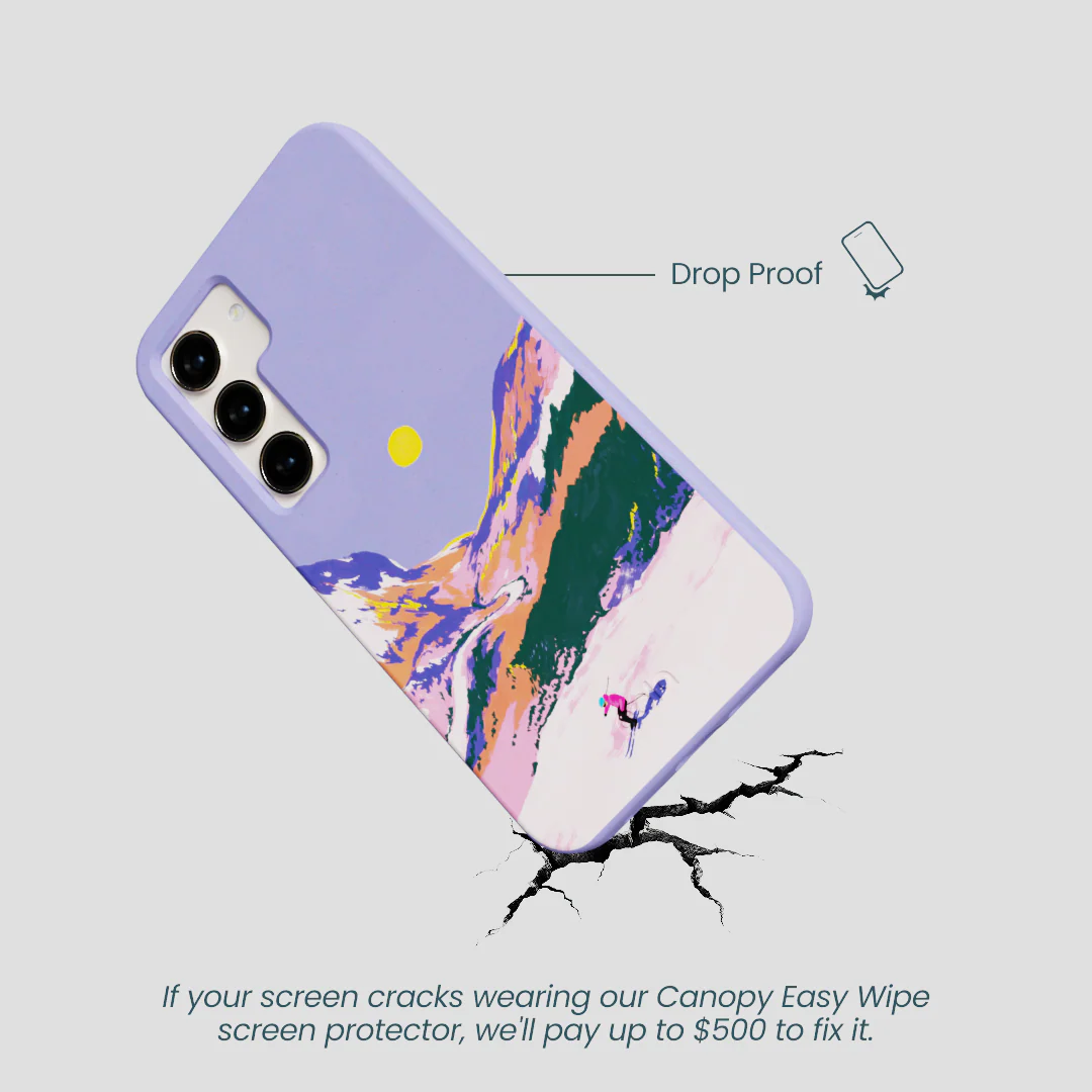 Lavender Alpine Sunset Samsung Galaxy S24 Case - Image 5