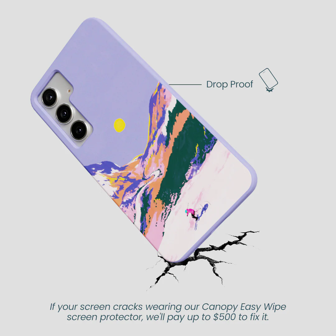 Lavender Alpine Sunset Samsung Galaxy S25+(Plus) Case - Image 5