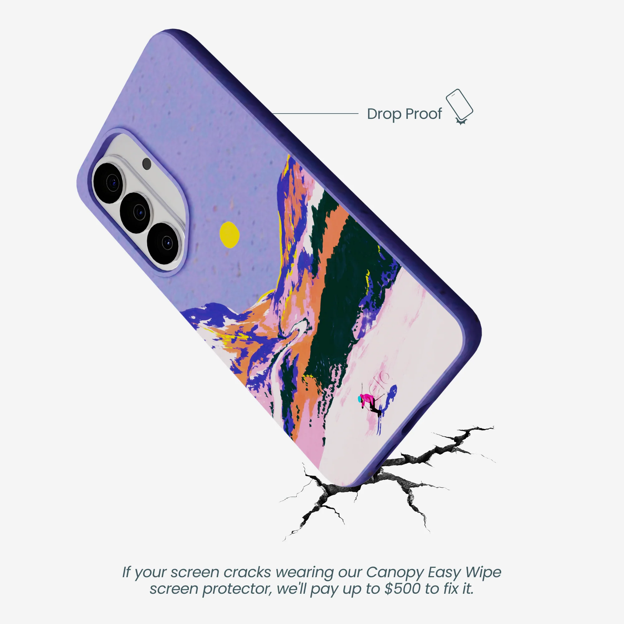 Lavender Alpine Sunset Samsung Galaxy S26 Case - Image 4