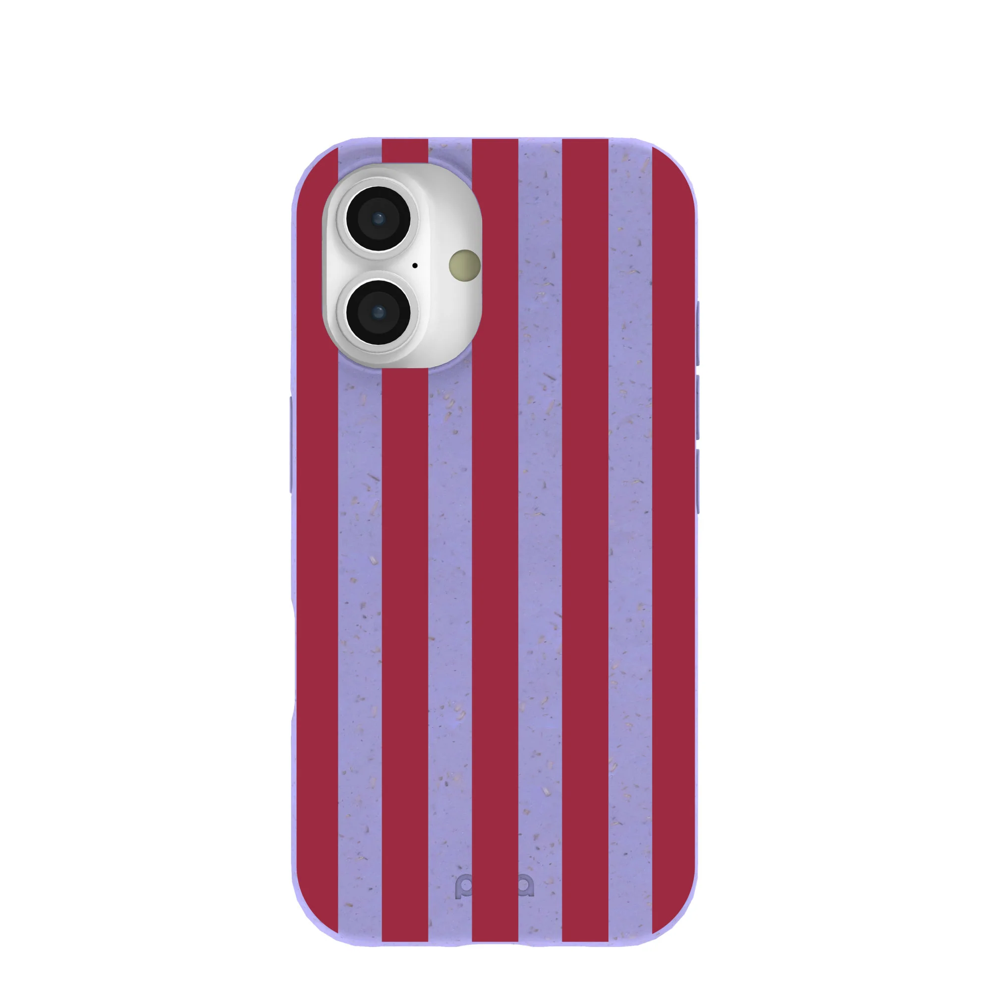 Lavender Berry Stripes iPhone 16 Case
