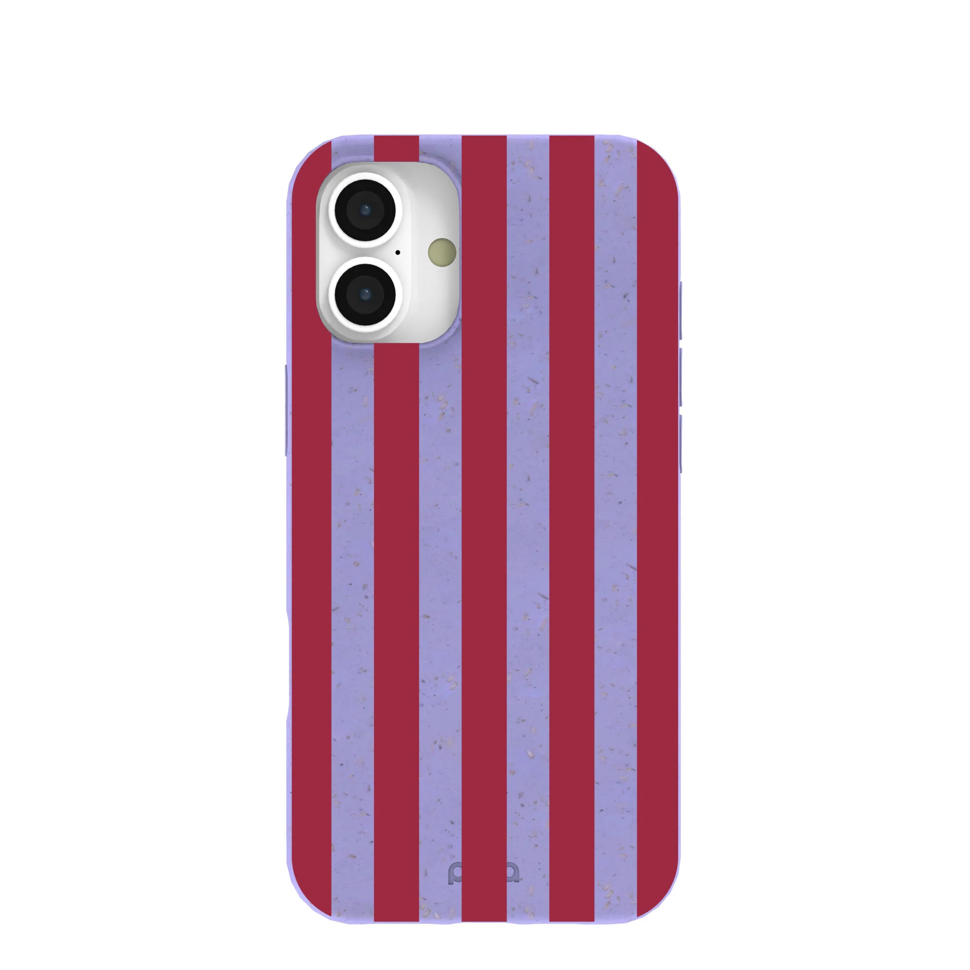 Lavender Berry Stripes iPhone 16 Plus Case