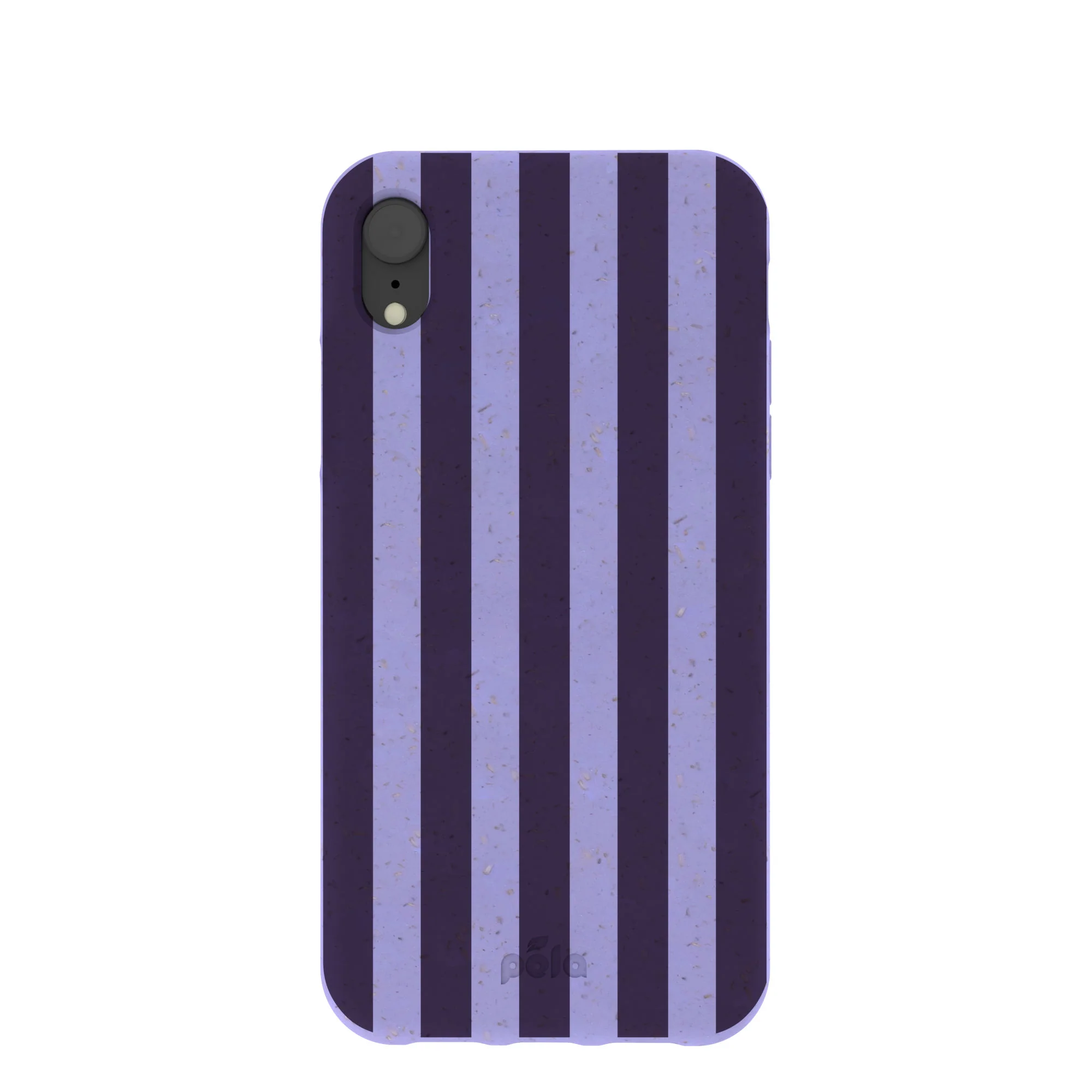 Lavender Big Plum Stripes iPhone XR Case