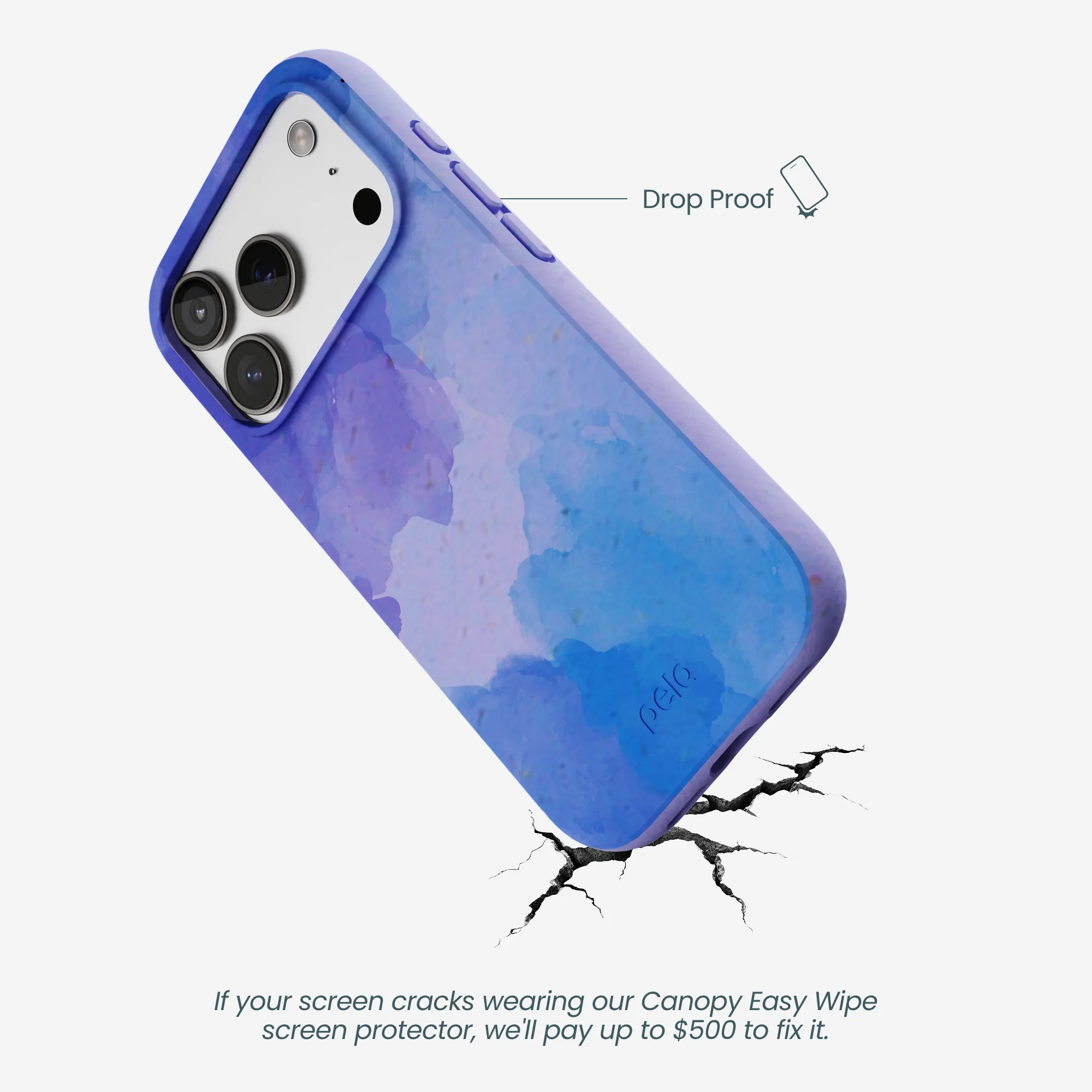 Lavender Blue Reflections iPhone 17 Pro Case - Image 5
