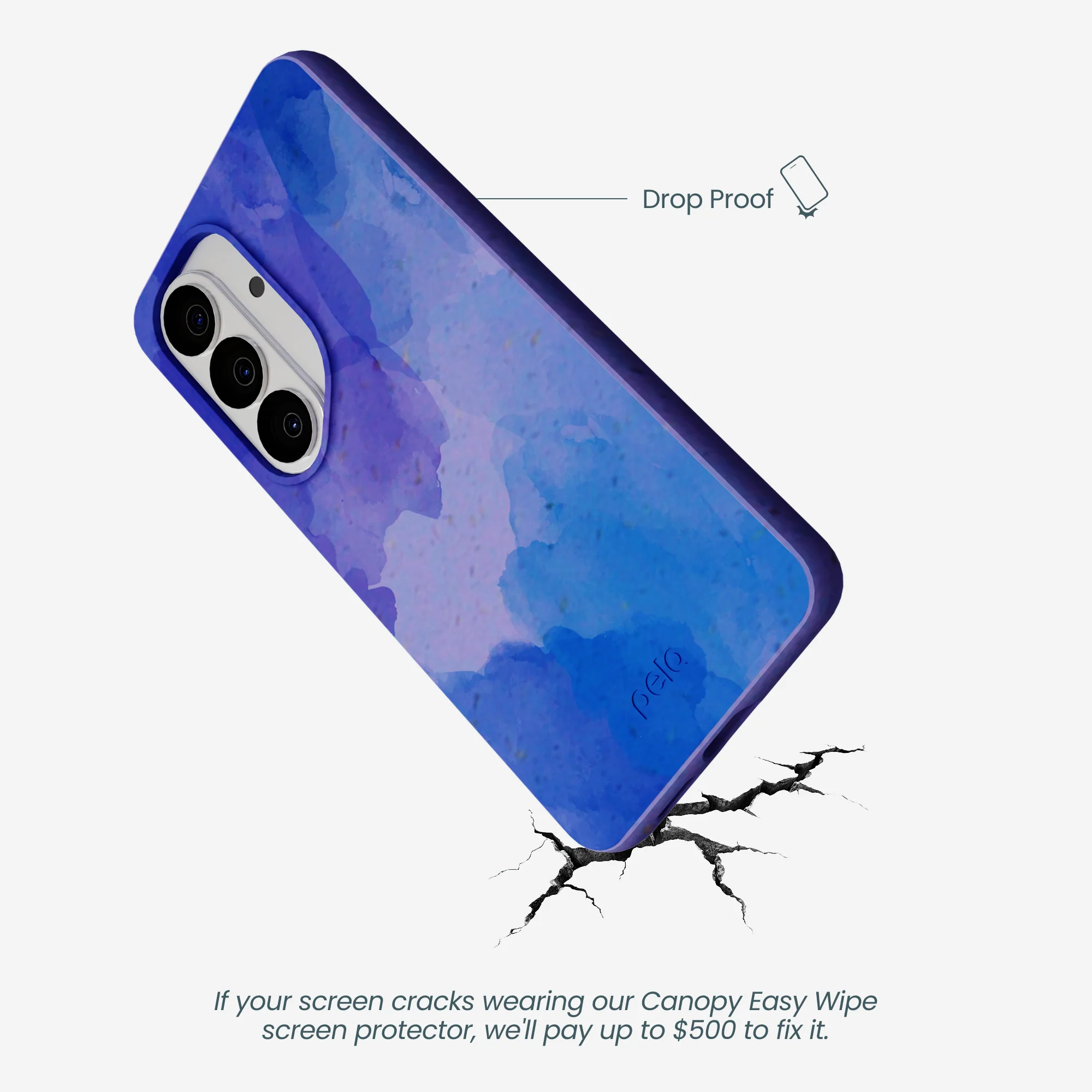 Lavender Blue Reflections Samsung Galaxy S26 Case - Image 5