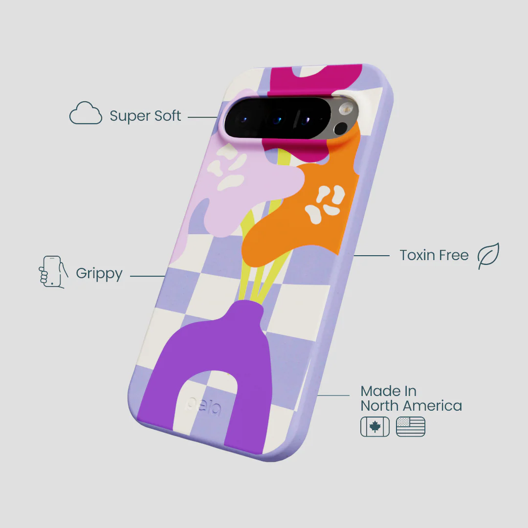 Lavender Bright Blooms Google Pixel 9/9 Pro Case - Image 4